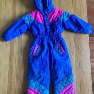 Kids retro 80’s ski/snowmobile suit